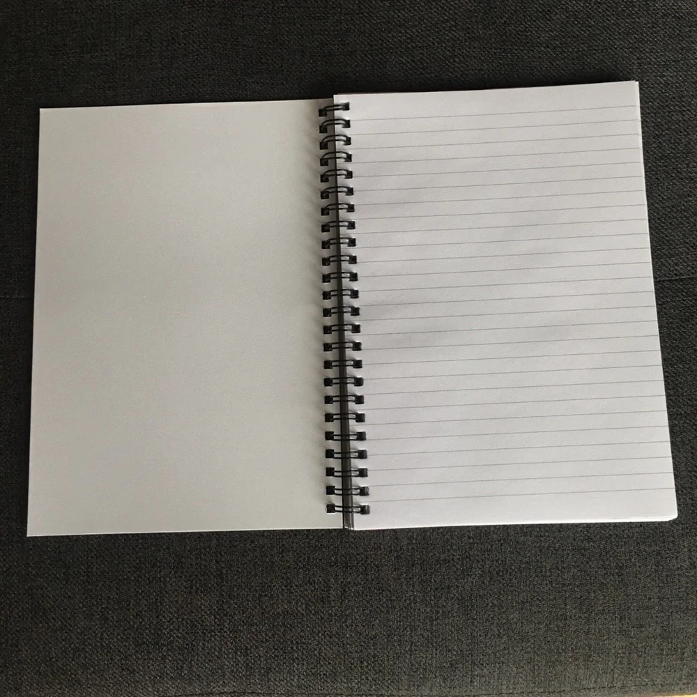 “Karma Is Only A B**** If You Are” Notebook, Journal, White, Green, ~65 pages